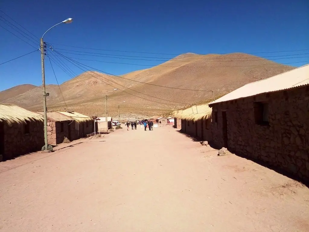 Pueblo de Machuca cerca de San Pedro de Atacama.