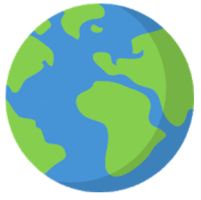 Logo de la aplicación de viaje World Traveller.