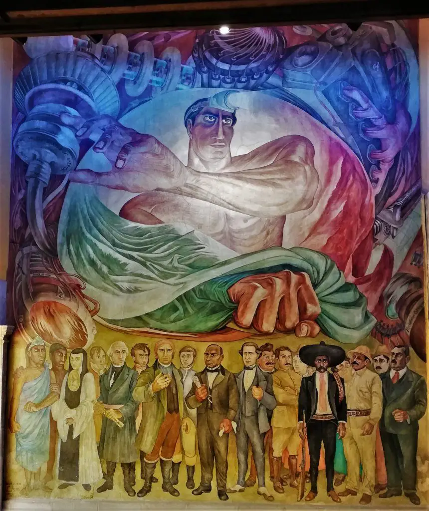 Mural de la Galería de Arte de Ciudad de México.