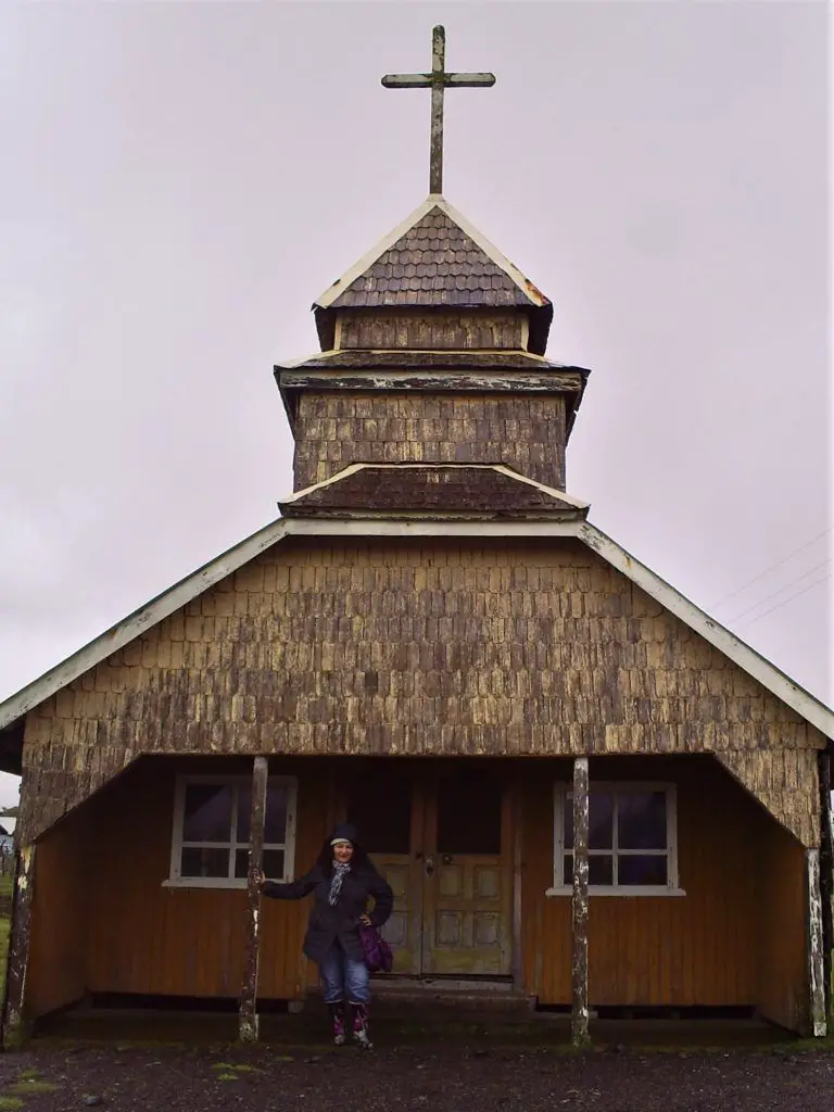 Fotografía en una Iglesia de Chiloé.