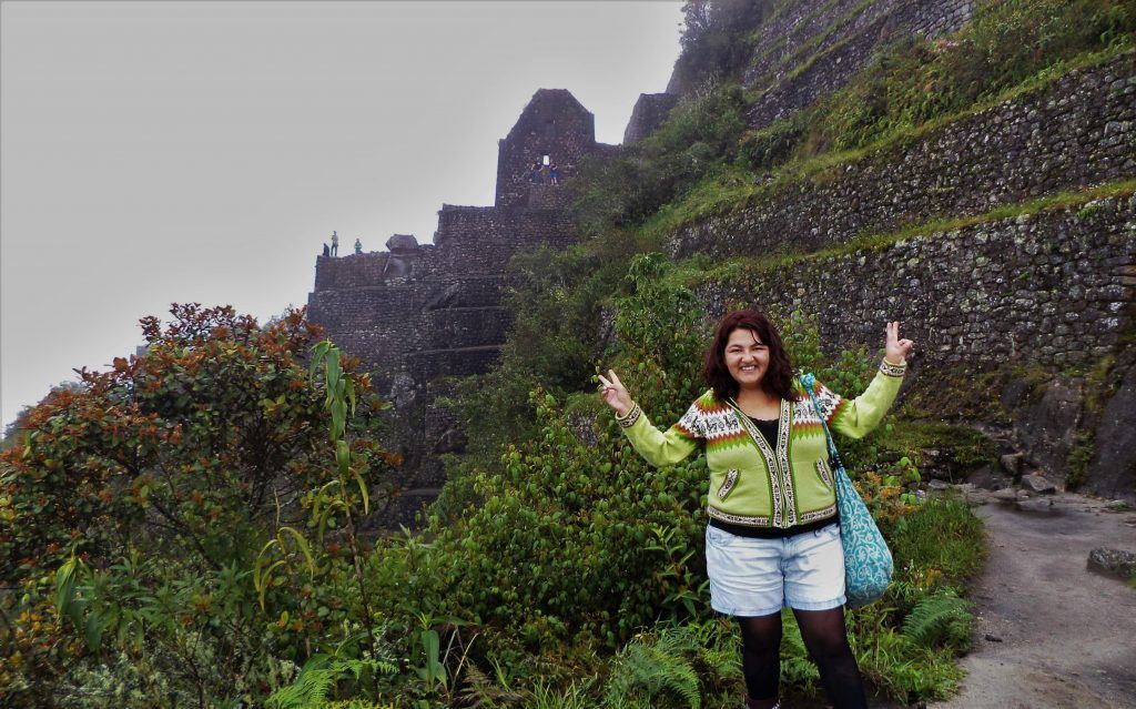 Foto en el Huayna Picchu.