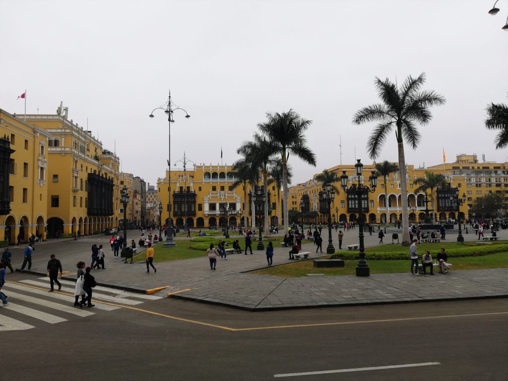 Plaza de Armas de Lima.