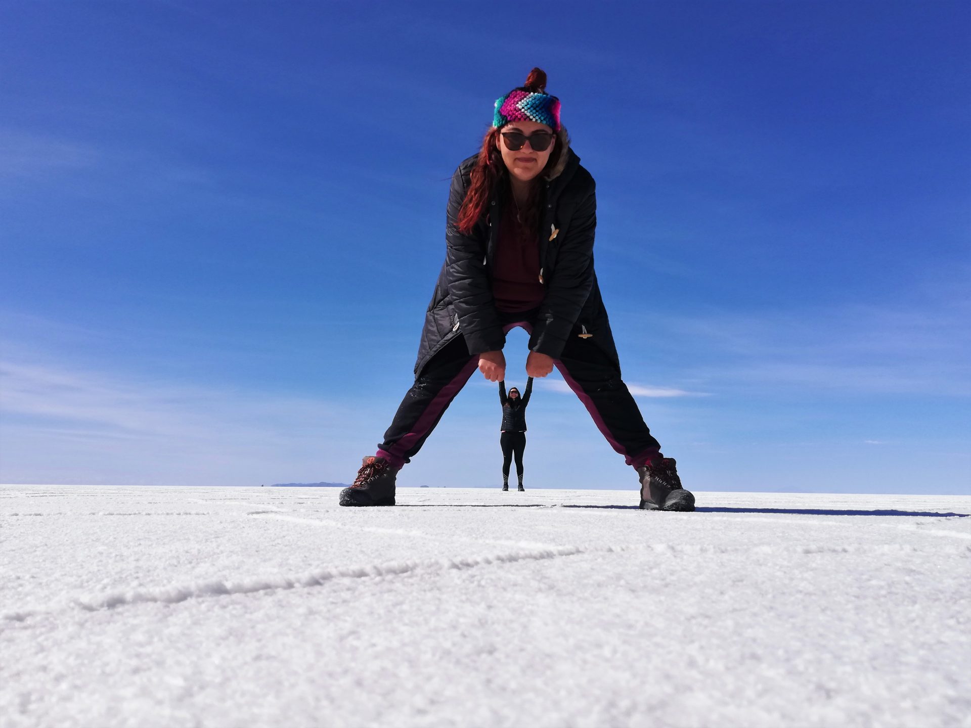 Foto de perspectiva en Uyuni.