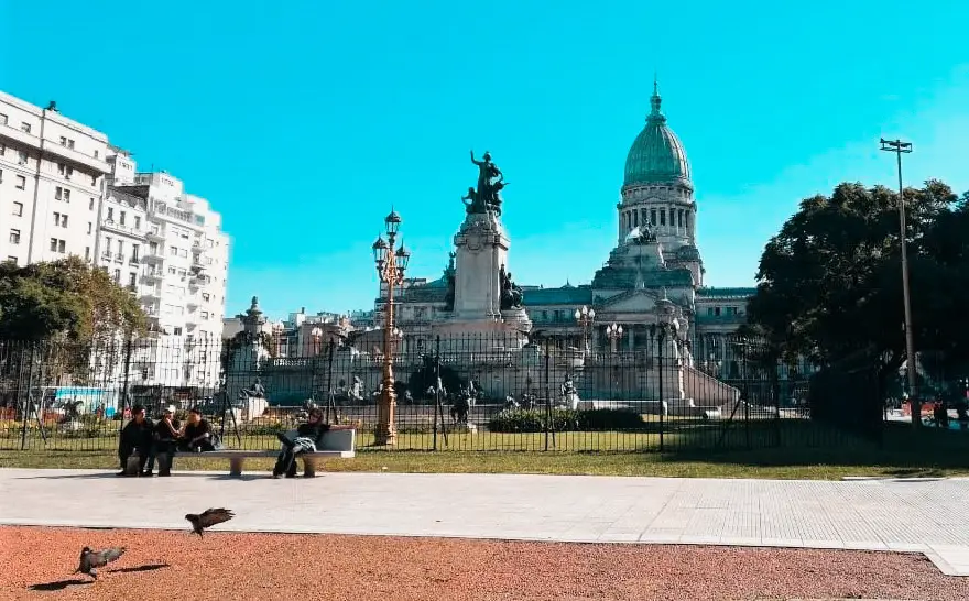Plaza del Congreso, Buenos Aires.