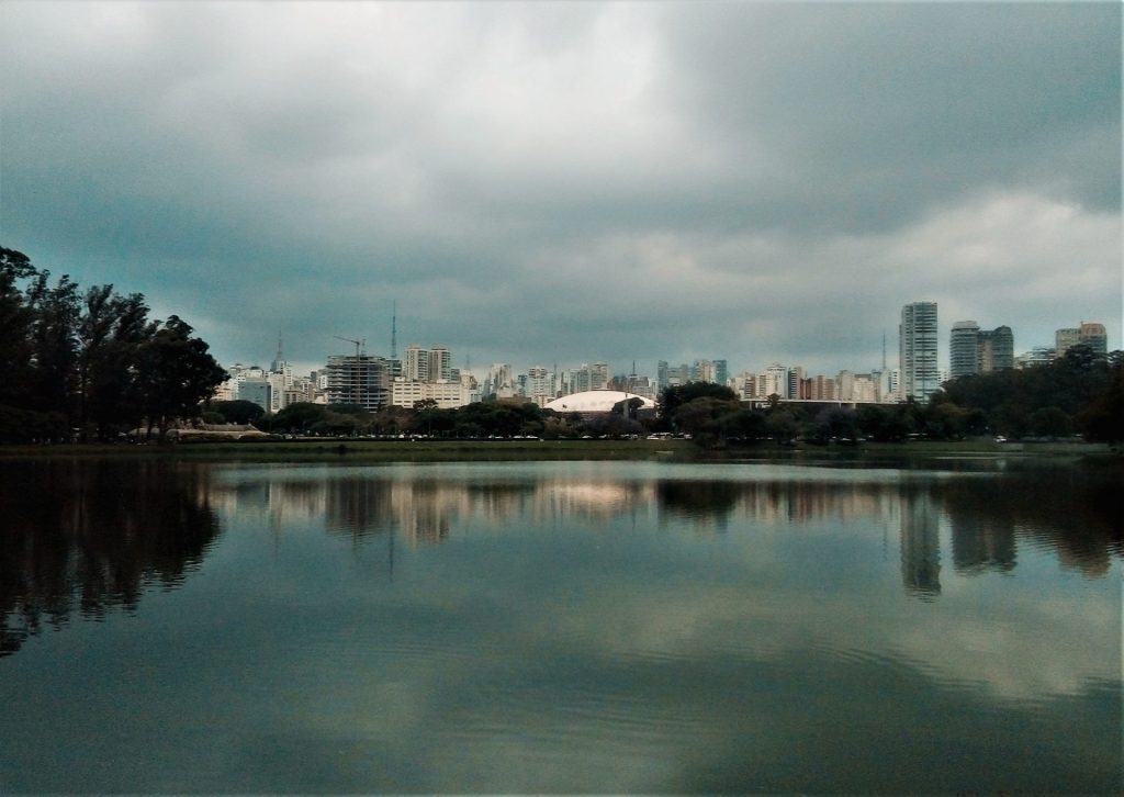 Parque Ibirapuera de Sao Paulo.