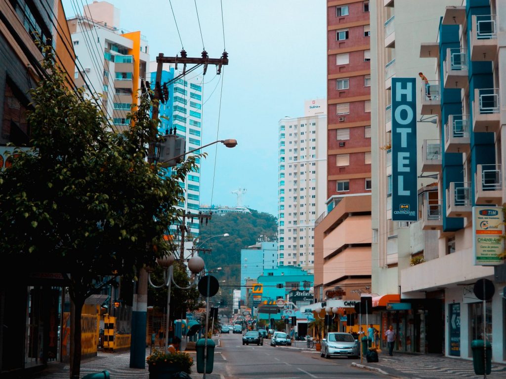 Centro Comercial de Balneário Camboriú.