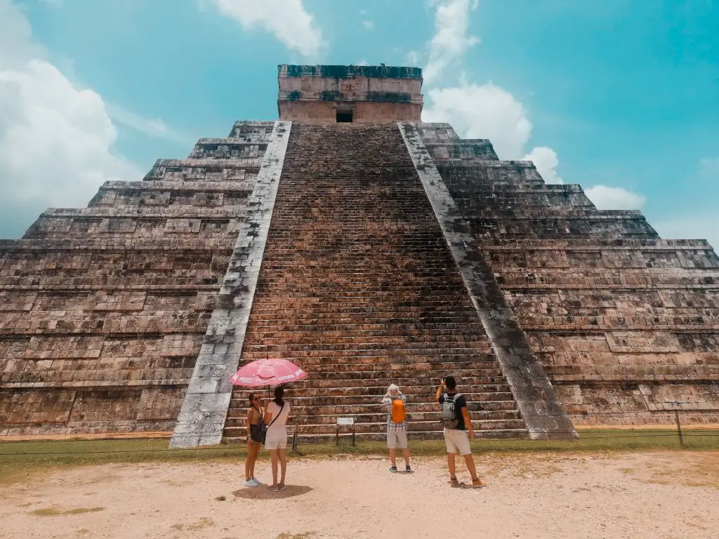 Simetría en Chichén Itzá.