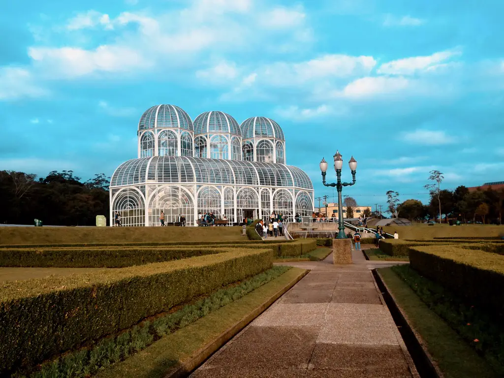 Invernadero del Jardín Botánico de Curitiba.