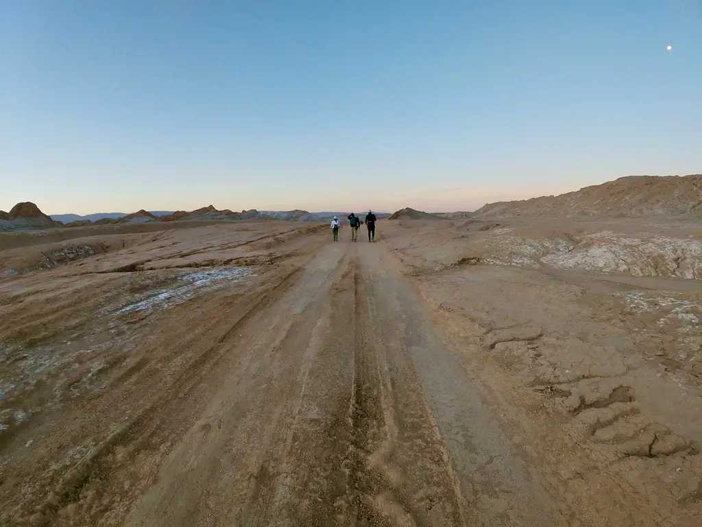 Trekking nocturno en el Desierto de Atacama.