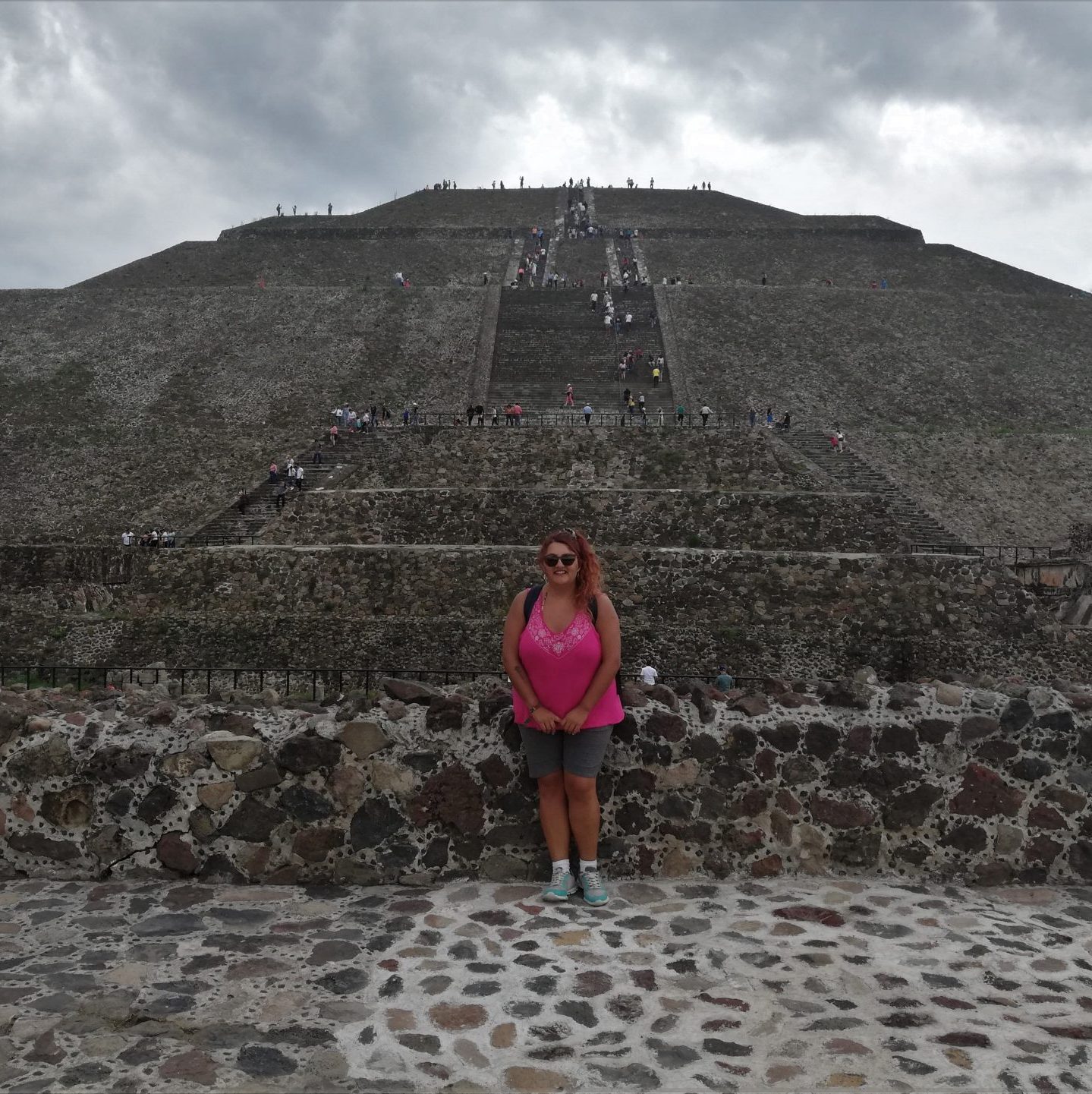 Foto en Teotihuacán, México.