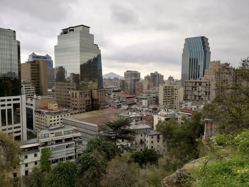 Edificios de Santiago de Chile.