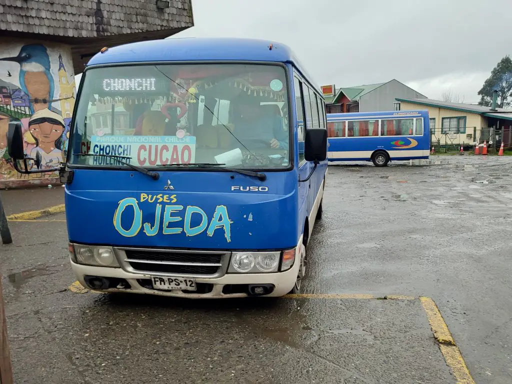 Bus de Castro al Parque Nacional de Chiloé, Cucao