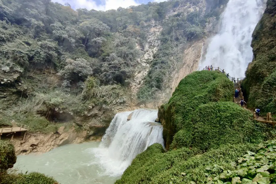 Cascada Velo de Novia, El Chiflón.