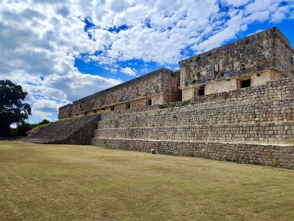 Palacio del Gobernador de la Zona Arqueológica de Uxmal, México.