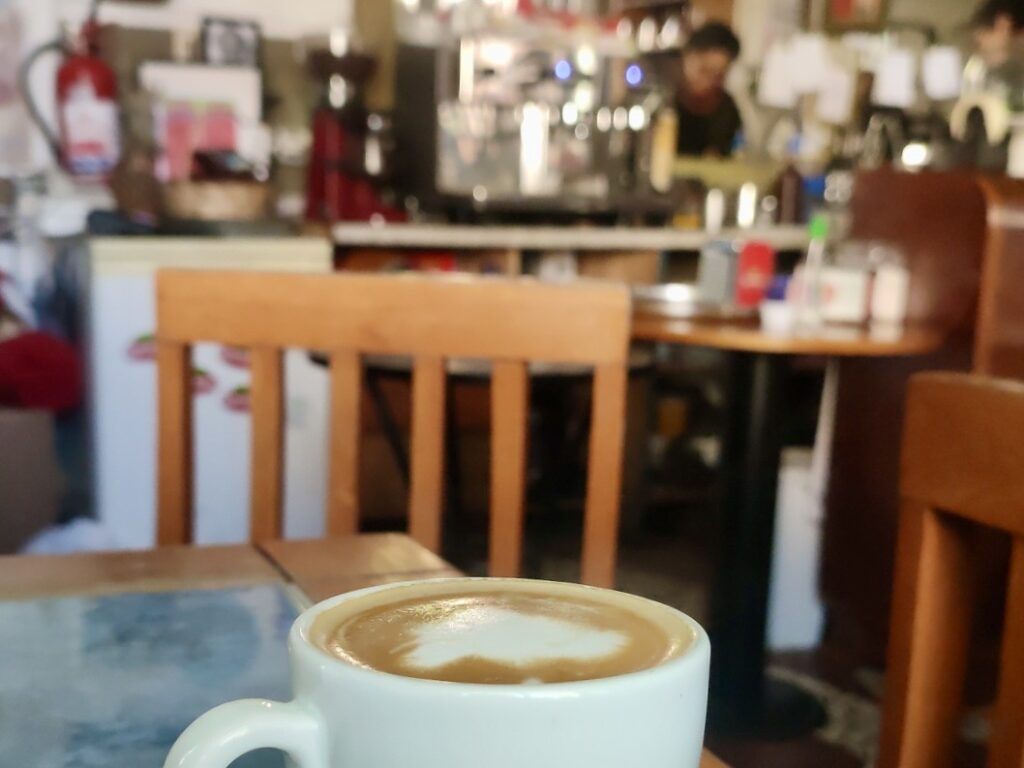 Café República de Playa Ancha.