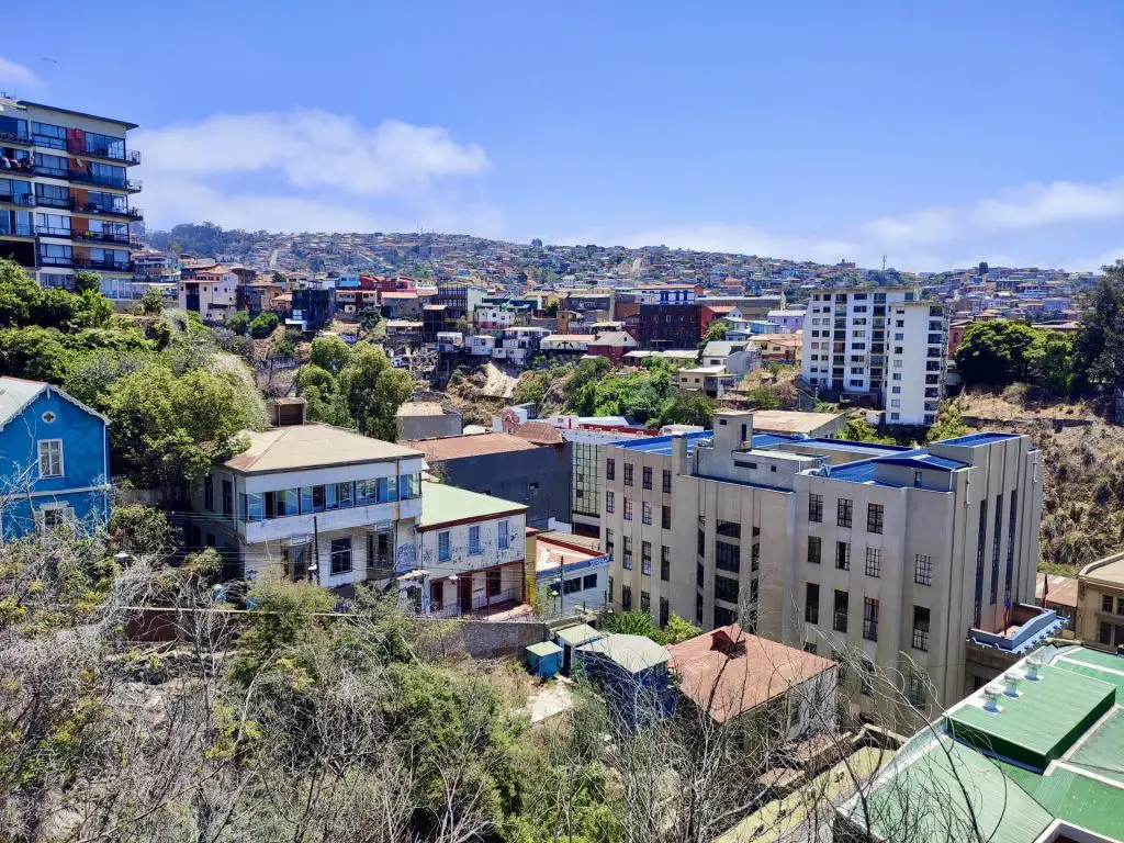 Guía para viajar a Valparaíso: Vistas desde el Paseo Yugoslavo.
