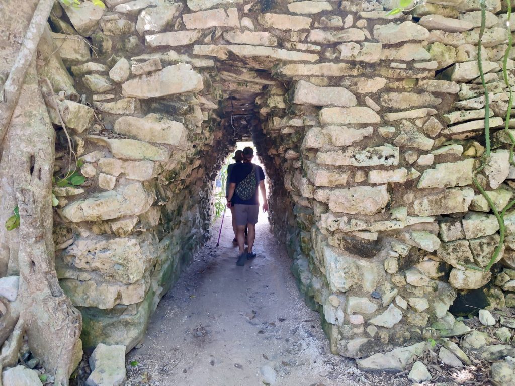 Muros de la Zona Arqueológica de Tulum.