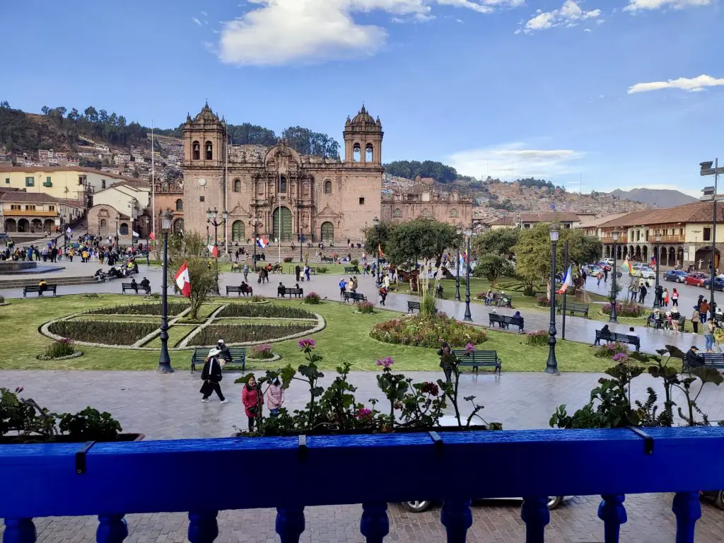 Vistas desde Capuchino Café Cusco.