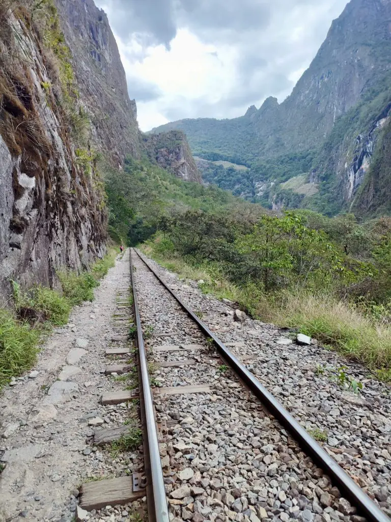 Camino de Hidroeléctrica a Machu Picchu.