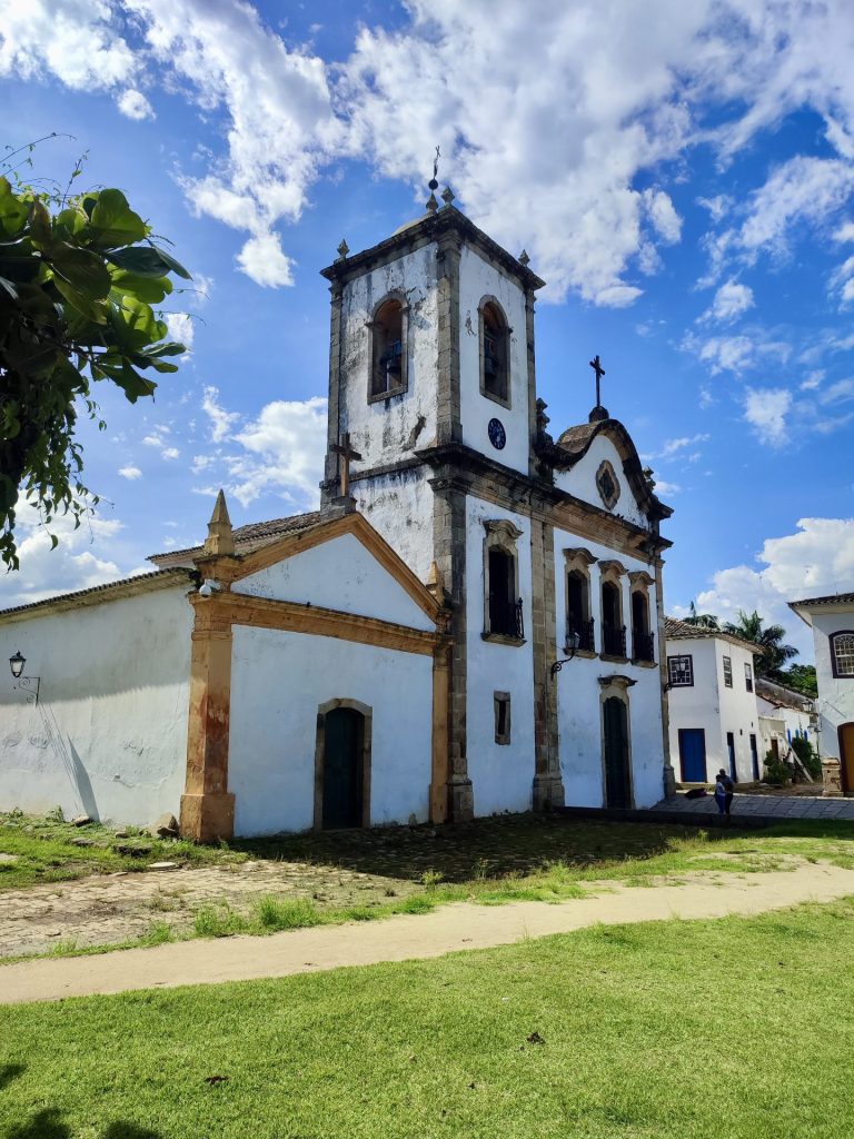 Iglesia de Santa Rita en Paraty.