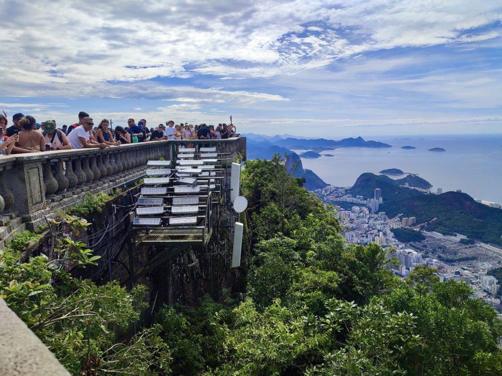 En el Cerro Corcovado de Río de Janeiro.