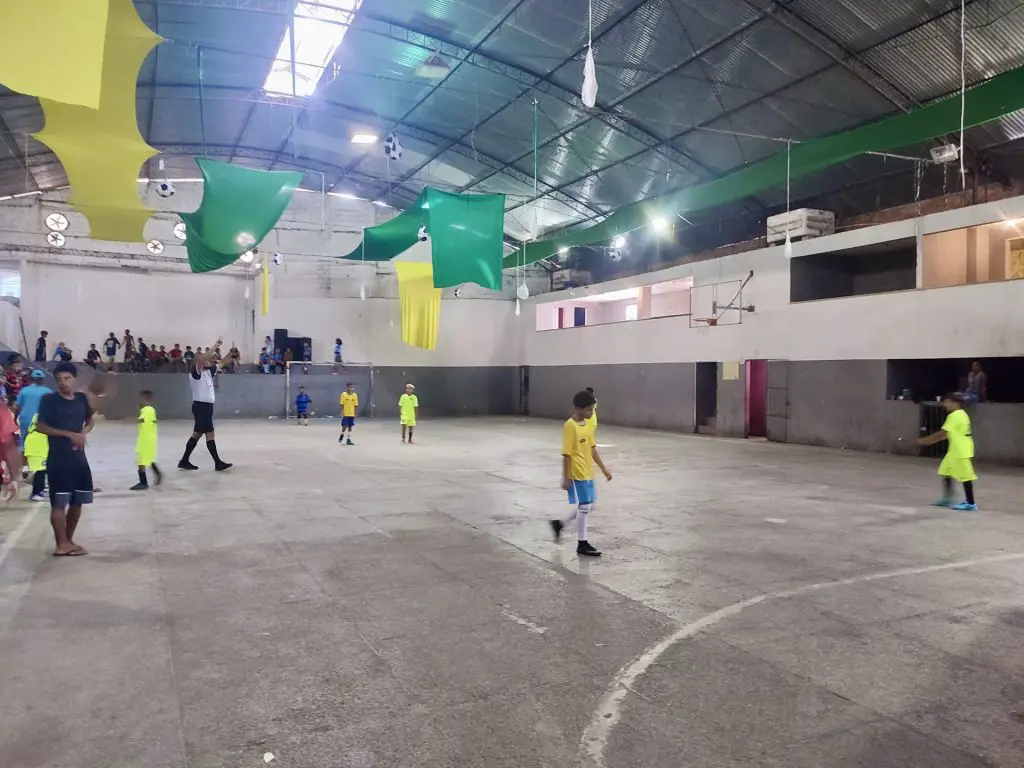 Centro deportivo de la Favela Rocinha.