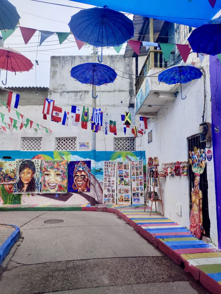 Arte urbano en Getsemaní, Cartagena de Indias.