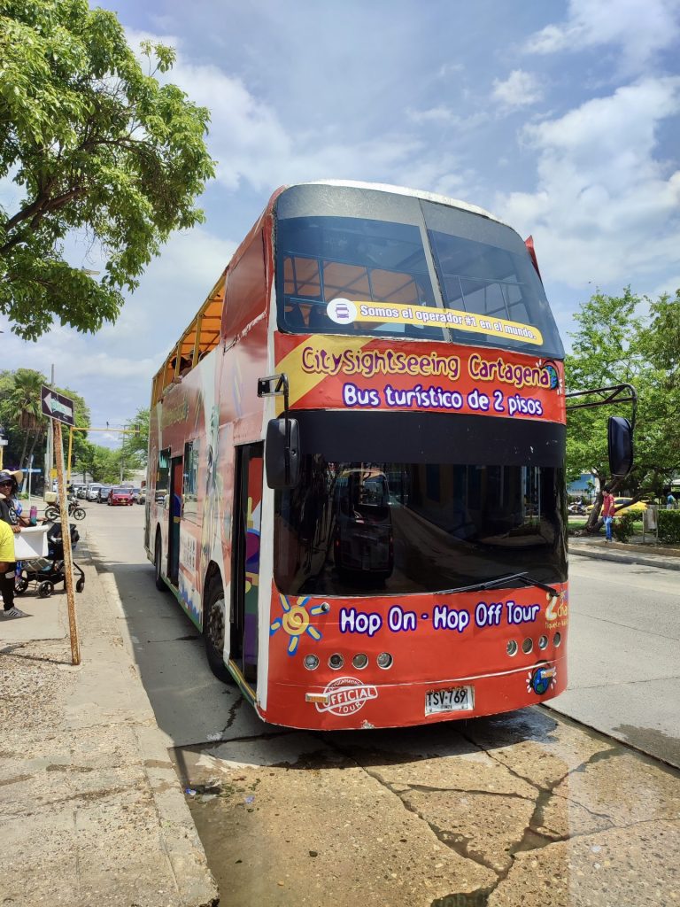 Autobús turístico de Cartagena.