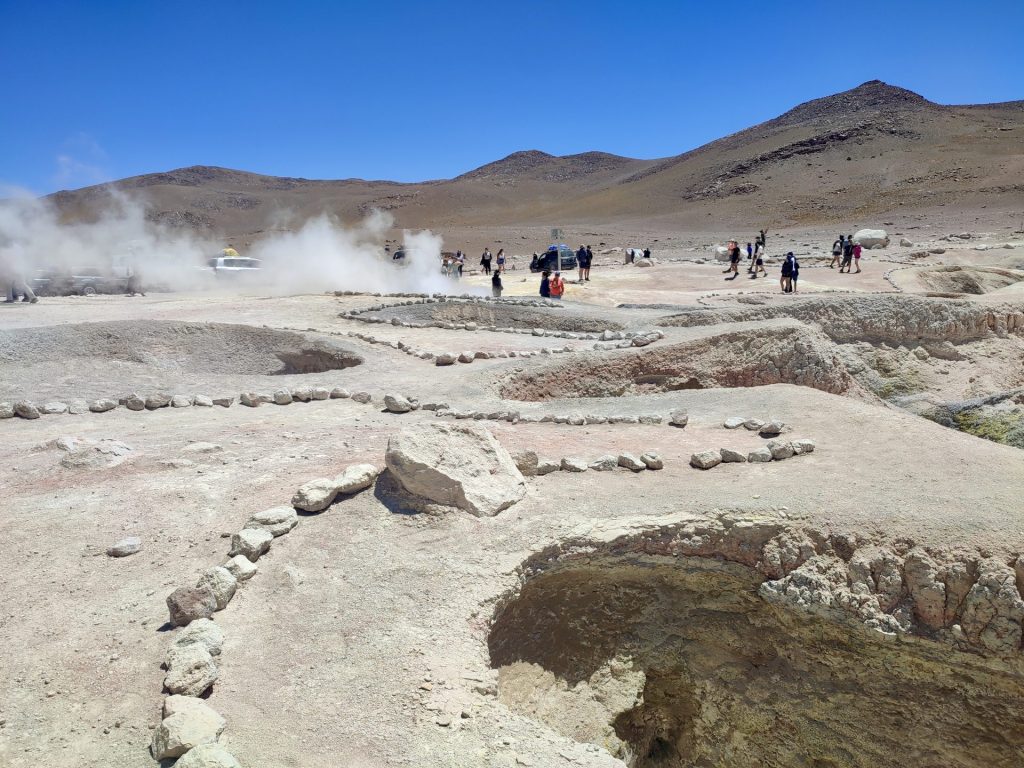 Geysers sol de mañana Uyuni.