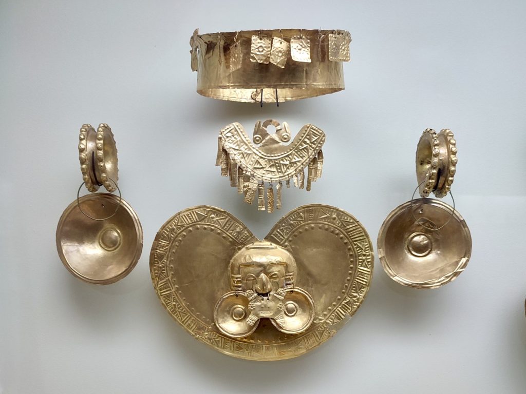 Exhibición del Museo del Oro de Cali.