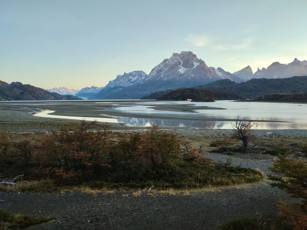Mirador del Hotel Lago Grey.
