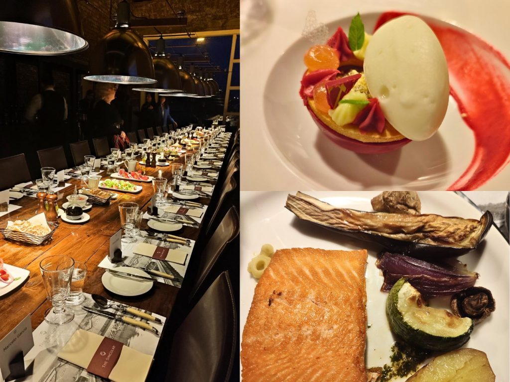 Cena en The Singular Patagonia.