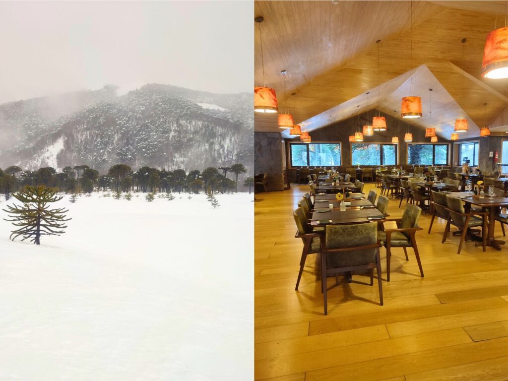 Centro de esquí Corralco.