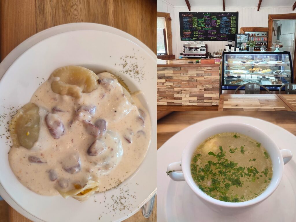 Comida de la Araucanía en Parque Amavida.