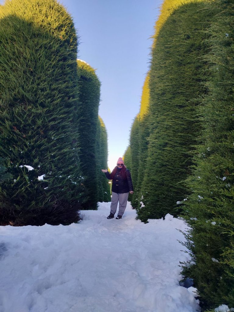 Foto en el Cementerio Sara Braun.