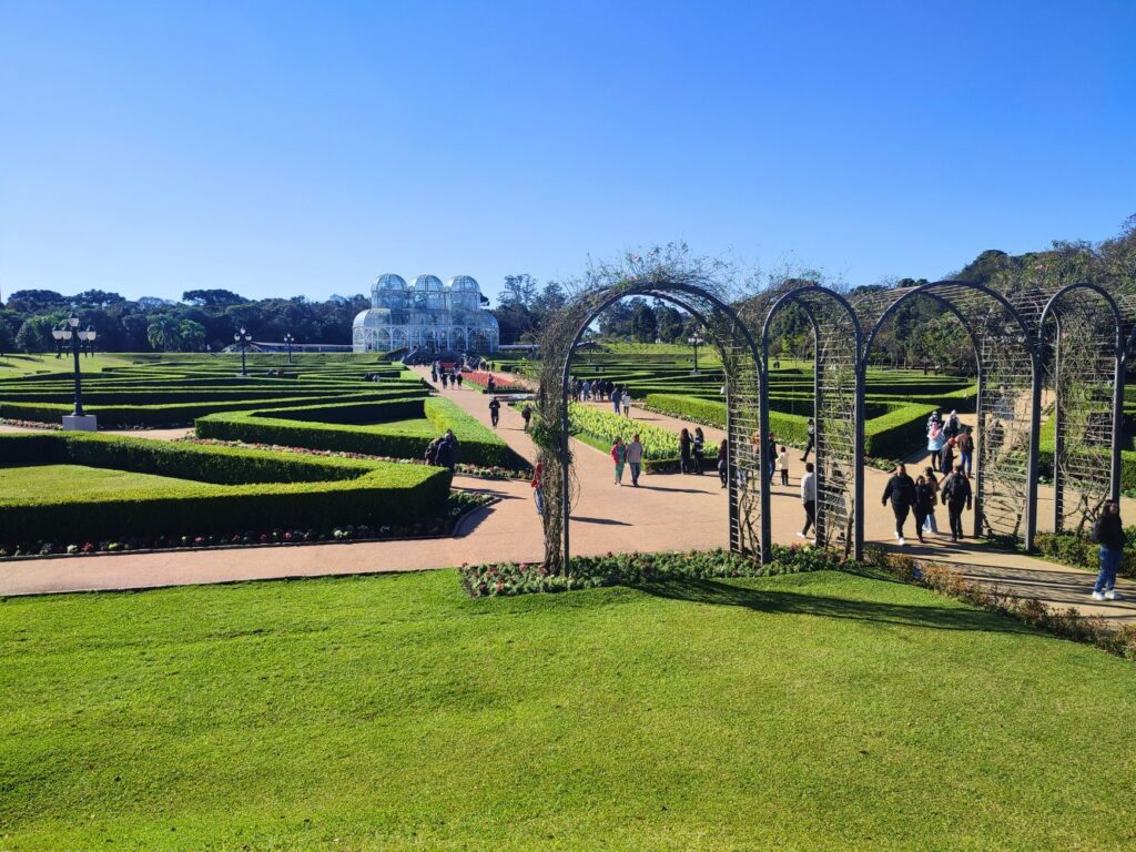 Jardín Botánico de Curitiba Brasil.