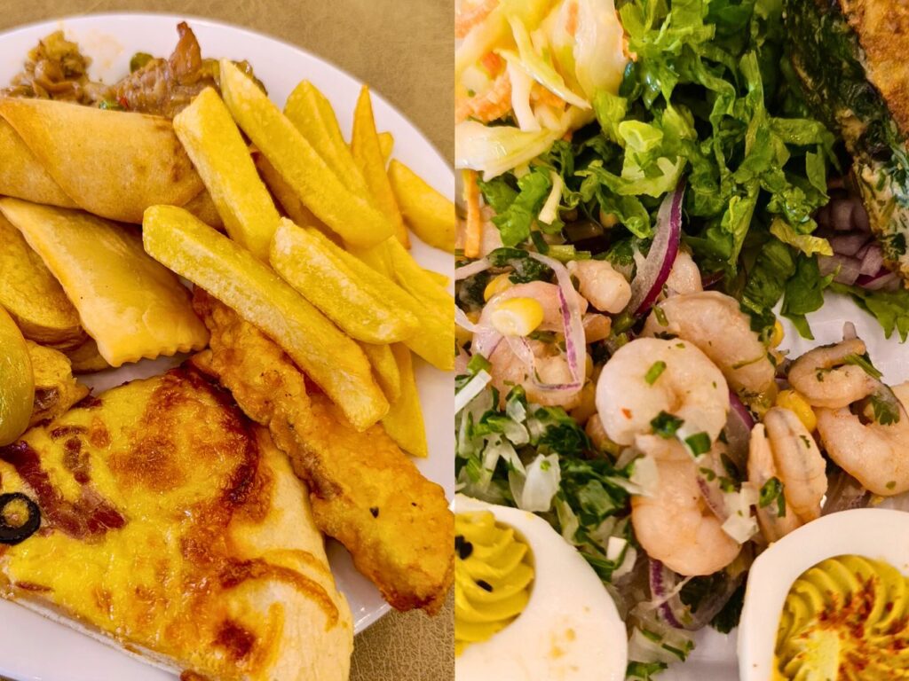 Almuerzo buffet Rosa Agustina.