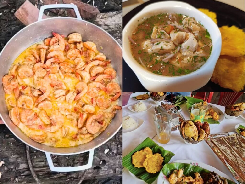 Gastronomía marina de Tumaco.