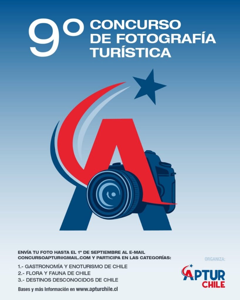 Concurso fotografia turistica APTUR Chile 2025.