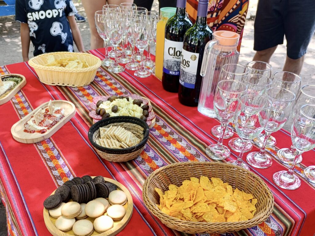 Coctel incluido en el tour a las Termas Valle de Colina.