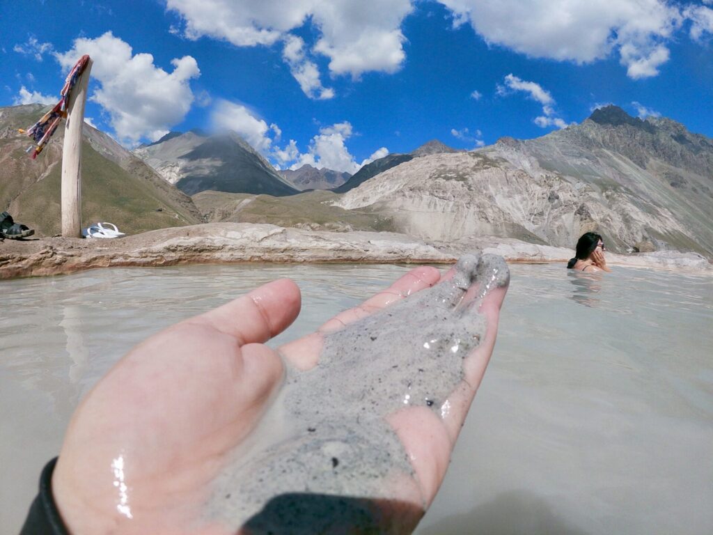 Sedimentos de las Termas Valle de Colina.